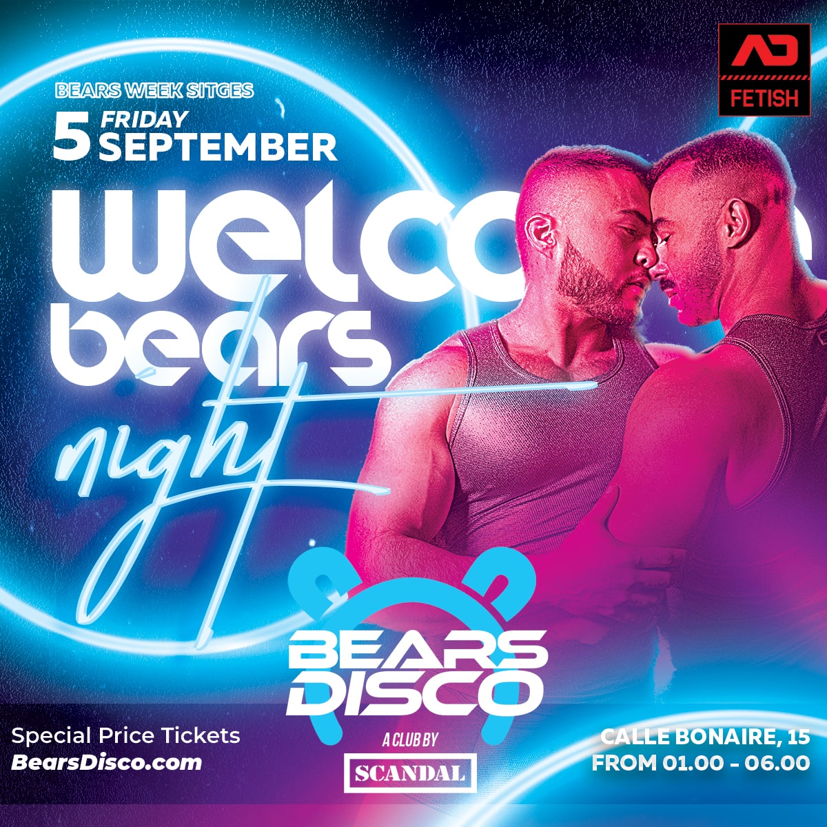 Welcome Bears Party Bears Week Sitges 2025