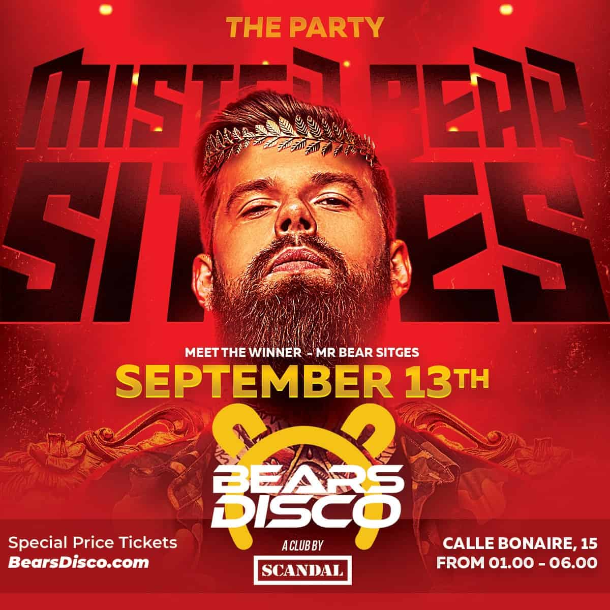 Mr Bear Sitges After Party 2025 Bears Week Sitges